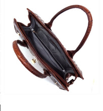 Load image into Gallery viewer, Croc Alligator Padlock 2-In-1 Satchel