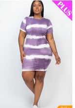 Load image into Gallery viewer, Stripe Tie-Dye Dress
